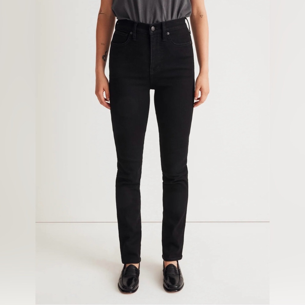 Madewell Stovepipe Jeans in Black Rinse